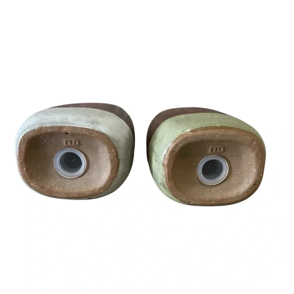 Vintage Fitz & Floyd Stoneware Salt & Pepper Shakers